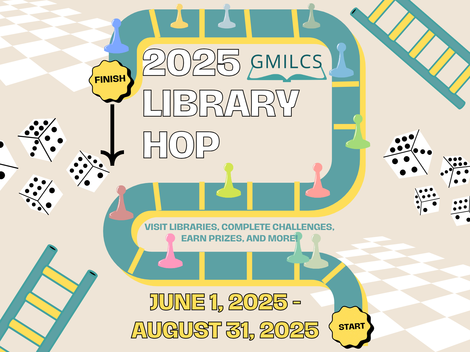 The GMILCS Library Hop Starts Next Week! Bedford Public Library